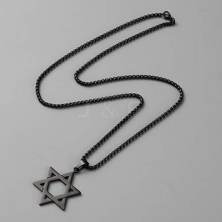 304 Stainless Steel Pendant Necklaces LS-NJEW-WH0023-26EB-1