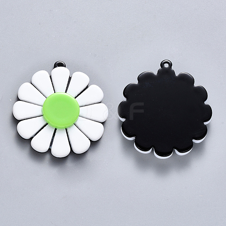 Cellulose Acetate(Resin) Pendants X-KY-TA0002-01C-1