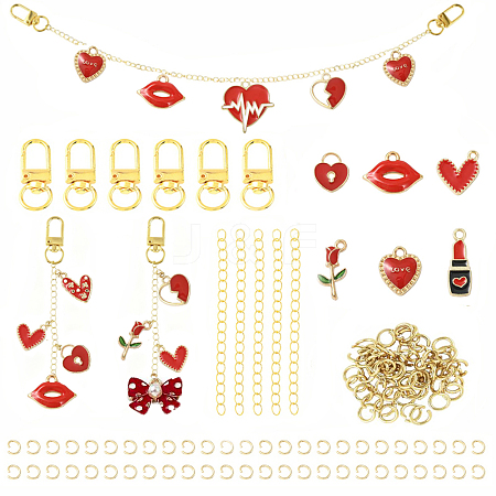 DIY Keychain Jewelry Kits DIY-FS0010-45-1