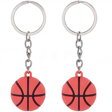 2Pcs Plastic Keychains KEYC-SP00008-1