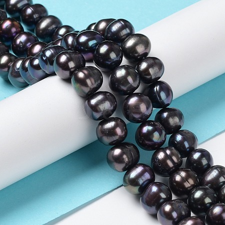 Natural Cultured Freshwater Pearl Dyed Beads Strands PEAR-P005-03A-02-1