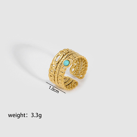 Synthetic Turquoise Ring DN5106-1-1