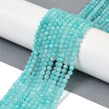 Natural Amazonite Beads Strands G-I379-A02-02-1