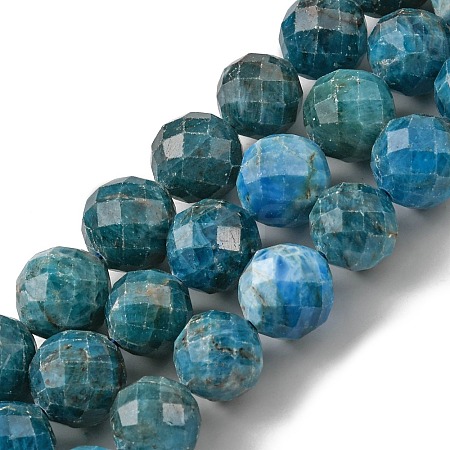 Natural Apatite Beads Strands G-G927-32-9MM-1