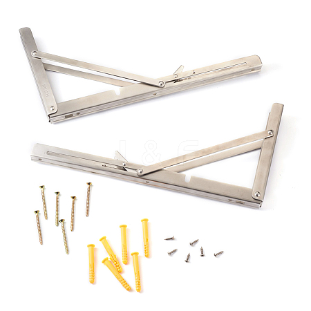 304 Stianless Steel Folding Shelf Brackets SW-TAC0001-14P-1