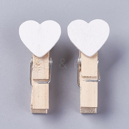 Wooden Craft Pegs Clips LS-WOOD-WH0005-B11-1