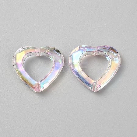 Plating Acrylic Beads MACR-WH0010-20A-02-1