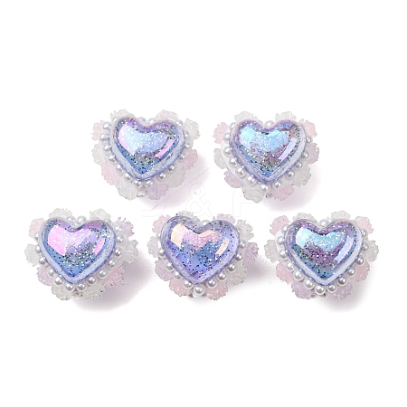 Rwsin & ABS Imitation Pearl & Polymer Clay Beads RE-CBA1913-01G-1