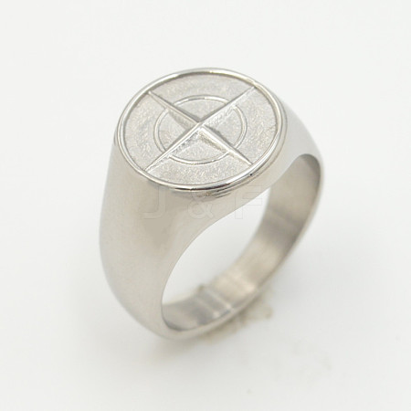 304 Stainless Steel Finger Rings FS-WG5F41B-62-1
