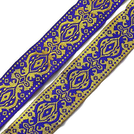 Ethnic Style Embroidery Polyester Ribbons OCOR-WH0079-48-1