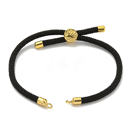 Nylon Cords Bracelet Makings Fit for Connector Charms AJEW-P116-01G-12-1