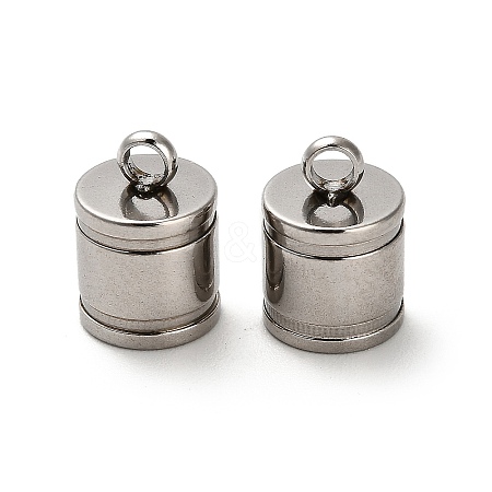 201 Stainless Steel Cord Ends STAS-S167-01F-P-1