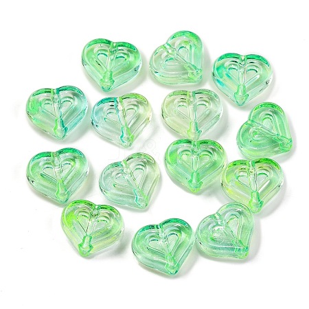 704Pcs Two Tone Transparent Acrylic Beads MACR-K359-28E-1