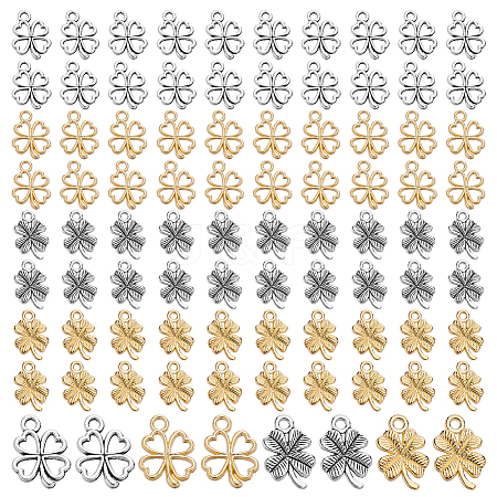 140Pcs 4 Styles Alloy Pendants FIND-PH0024-93-1