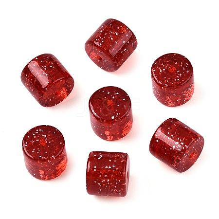 Opaque Acrylic Spacer Beads OACR-ZX006-15B-1