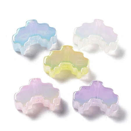 UV Plating Acrylic Beads X-MACR-K357-06-1