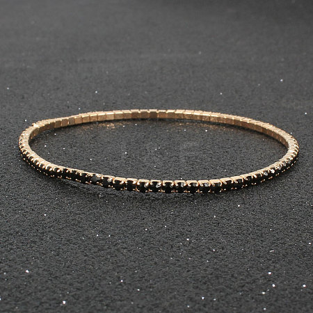 Alloy Rhinestone Cup Chain Bracelets for Women WG1E62A-05-1