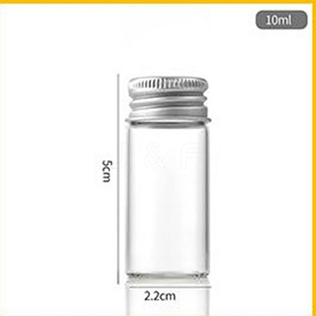 Column Glass Screw Top Bead Storage Tubes CON-ZX009-01A-1