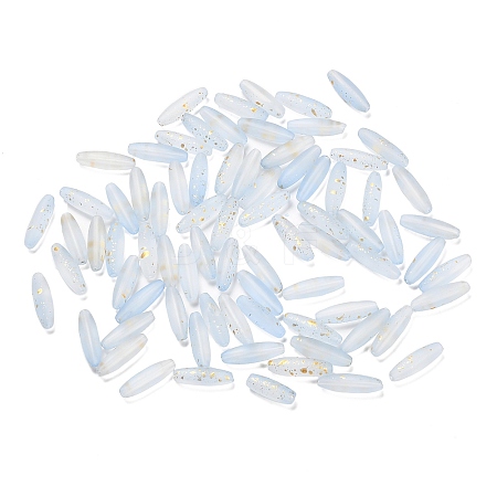 Frosted Glass Beads FGLA-L001-001I-1