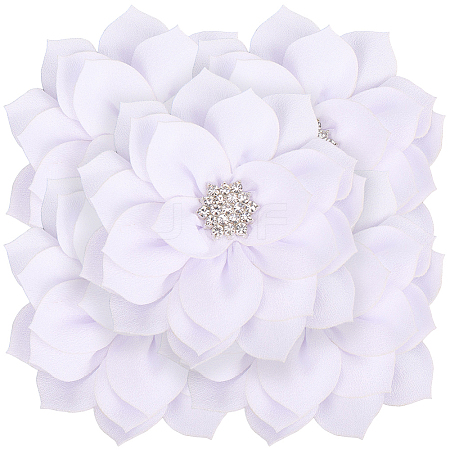 Polyester & Rhinestones Ornament Accessories DIY-WH20063-015D-1