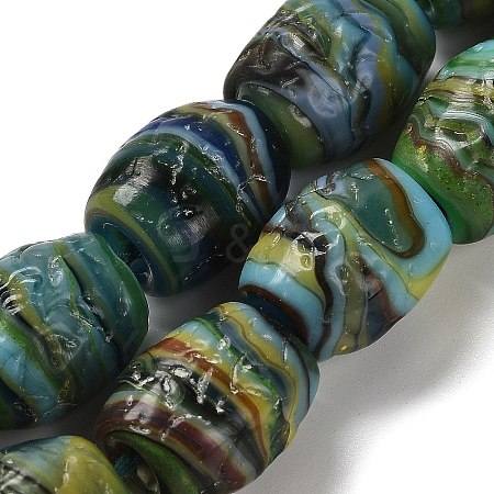 Handmade Lampwork Beads Strands LAMP-C016-01B-1