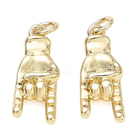 Rack Plating Brass Pendants KK-CBAB1AF-05G-1