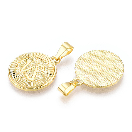 Brass Pendants KK-T070-01G-11-1