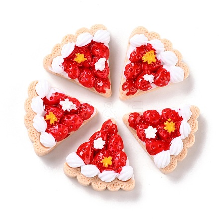 Resin Decoden Cabochons CRES-P020-03F-02-1