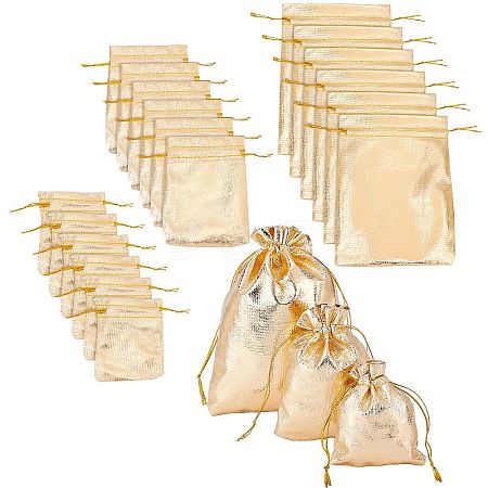   60Pcs 3 Style Organza Bags OP-PH0001-28-1