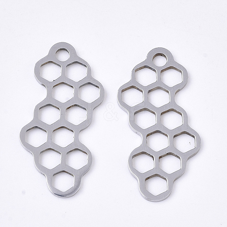 Non-Tarnish 201 Stainless Steel Filigree Joiners STAS-N091-29P-1