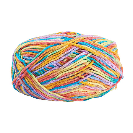 Polyester Fibers Knitting Yarn DIY-TADJ0002-005B-1