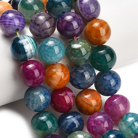 Natural Dragon Veins Agate Beads Strands GG-L001-L01-01B-1