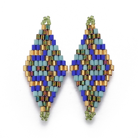 MIYUKI & TOHO Handmade Japanese Seed Beads Links SEED-E004-M08-1