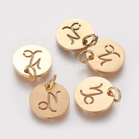304 Stainless Steel Charms STAS-Q201-T445-10G-1
