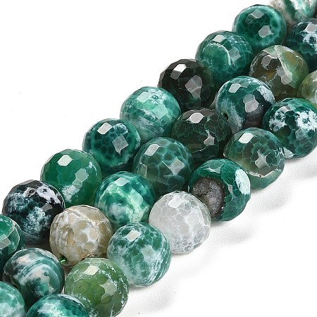 Natural Fire Crackle Agate Beads Strands G-L595-A02-01E-1