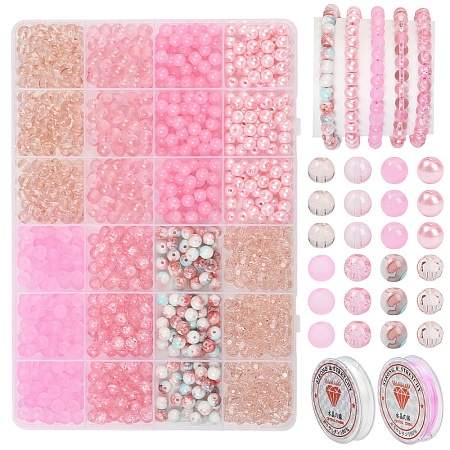 DIY Stretch Bracelet Jewelry Kits DIY-YW0011-87-1