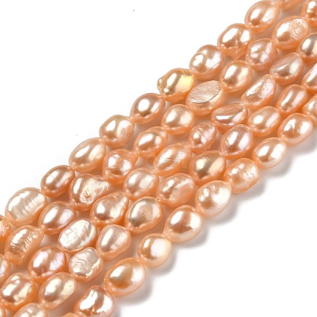 Natural Cultured Freshwater Pearl Beads Strands PEAR-L033-32E-1