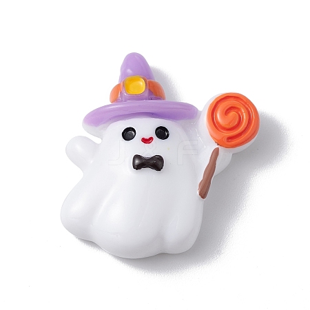 Halloween Theme Opaque Resin Cabochons LS-X-RESI-E035-01S-1