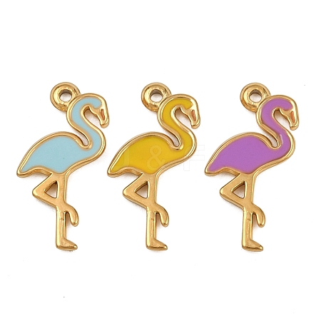 304 Stainless Steel Enamel Pendants STAS-G363-19G-02-1