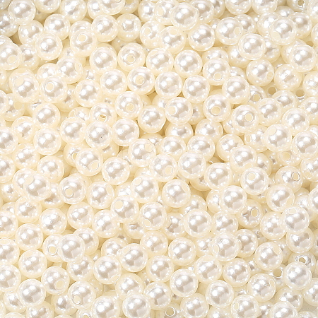 Imitation Pearl Acrylic Beads PEAR-LT0001-02D-1