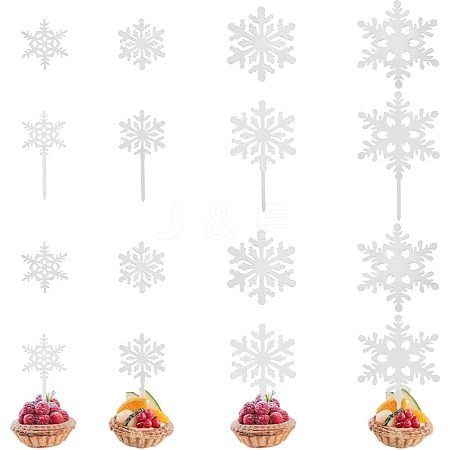 SUPERFINDINGS 8 Sets 2 Style Acrylic Cake Toppers DIY-FH0004-90A-1