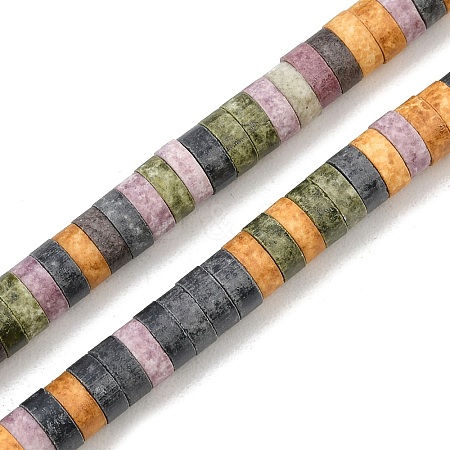Matte Porcelain Heishi Wheel Beads Strands PR-CBA03B0-03E-1