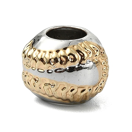 Sport Theme Alloy European Beads FIND-G113-07GP-01-1