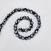 DELORIGIN 1 Strand Handmade Evil Eye Lampwork Beads Strands LAMP-DR0001-01B-5