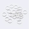 925 Sterling Silver Soldered Closed Jump Rings STER-F036-03S-0.7x6-1