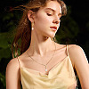 4Pcs Natural Cultured Freshwater Pearl Pendant PALLOY-TAC0176-8