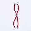 Nylon Twisted Cord Bracelet Making MAK-F018-01P-RS-2