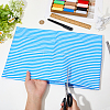 Stripe Cotton Fabric DIY-WH0671-390E-4