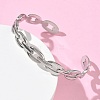 304 Stainless Steel Cuff Bangles BJEW-A160-01P-2