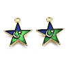 Alloy Enamel Pendants LS-PALLOY-T075-71G-RS-1